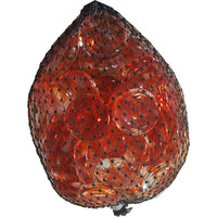 Boon Aqua Deco cats eyes rood/oranje, zak a 250 gram.