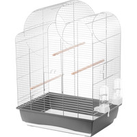 Interzoo Interzoo vogelkooi Big Eliza, zilver/grijs.