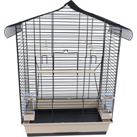 Interzoo Interzoo vogelkooi Vega, zwart/beige.