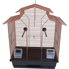 Interzoo Interzoo vogelkooi Iza 2, koper/zwart.