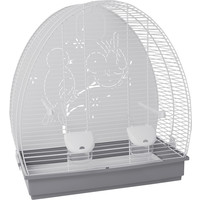Voltrega Voltregá vogelkooi 672, wit/grijs.