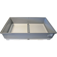 Voltrega Voltregá onderbak met lade, grijs/wit 010263GB.