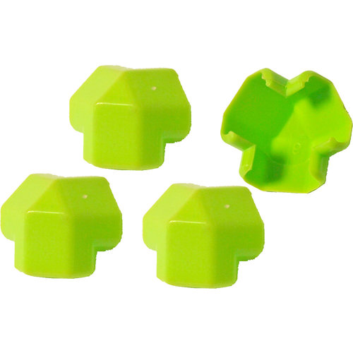 Voltrega Voltregá hoekverbinder plastic groen, set a 4 stuks.