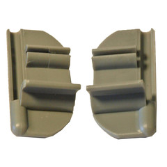 Voltrega Voltregá deurklem plastic lichtgrijs, pak a 2 stuks.