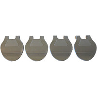 Voltrega Voltregá klem klein grijs, pak a 4 stuks.