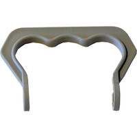 Voltrega Voltregá ophanghaak plastic, grijs.