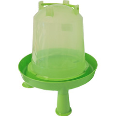 Drinkfontein bajonet/op poot plastic groen, 3 liter.