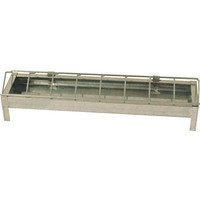 Kuikenbak lang metaal, 30 cm.