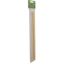 Zitstok hout met dop 12 mm/40 cm, zak a 2 stuks.