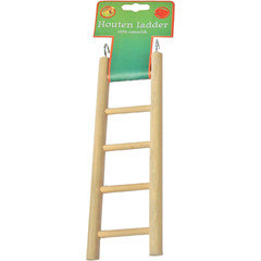 Boon Boon vogelspeelgoed ladder hout 5 traps, 22 cm.