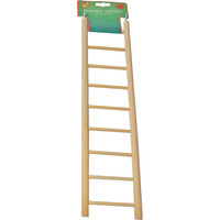 Boon Boon vogelspeelgoed ladder hout 9 traps, 45 cm.