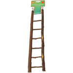 Boon Boon vogelspeelgoed ladder hout Natural 7 traps, 28 cm.