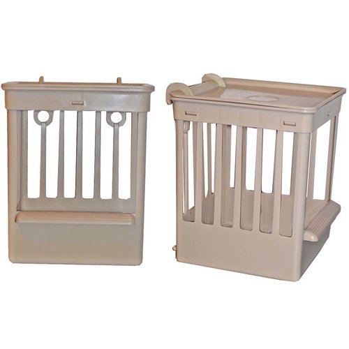 Boon Boon nestkast plastic met haakjes, beige.