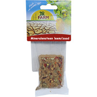 JR Farm JR Farm parkiet & kanarie mineralensteen leem/zaad, 75 gram. 08446