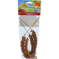 JR Farm JR Farm parkiet en grote parkiet trosgierst rood, 75 gram. 18682