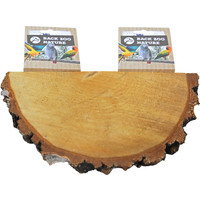 Back Zoo Nature Back Zoo Nature rustplank hout, 1/2 rond.