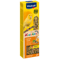 Vitakraft Vitakraft honing/sesam-kräcker kanarie, 2in1.