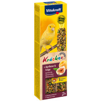 Vitakraft Vitakraft abrikoos/vijg-kräcker kanarie, 2in1.