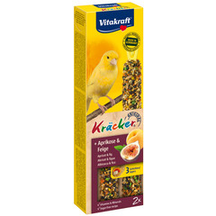 Vitakraft Vitakraft abrikoos/vijg-kräcker kanarie, 2in1.
