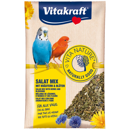 Vitakraft Vitakraft Salat Mix alle vogels, zakje a 10 gram.