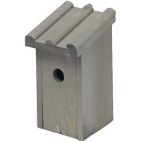 Mezenkast buiten grijs, ribdak.