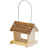 Voederhuis 'natural' 2-zijdig hangbaar, 21 cm.
