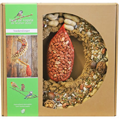 Boon voederslinger met pindanet, 50 cm lang.