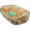 Knaagdier divan luxe bruin/lichtbruin, 30x20 cm.