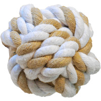 Boon touwbal katoen voor het knaagdier, 7,5 cm.