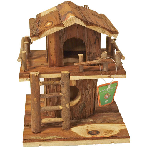 Boon hamsterhuis boomhut natural, 22 cm.