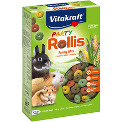 Vitakraft Vitakraft knaagdier Rollis Party funny mix, 500 gram.