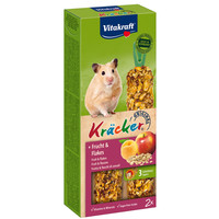 Vitakraft Vitakraft knaagdier fruit/flakes-kräcker hamster, 2in1.