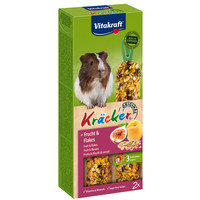 Vitakraft Vitakraft knaagdier fruit/flakes-kräcker cavia, 2in1.