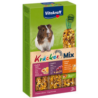 Vitakraft Vitakraft knaagdier Mix honing/spelt- fruit/flakes-druif/noot-kräcker cavia, 3in1.