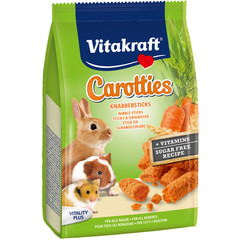 Vitakraft Vitakraft knaagdier Carotties knabbelsticks dwergkonijn, 50 gram.