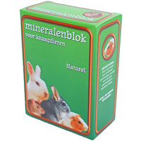 Boon mineralenblok voor knaagdieren, naturel.
