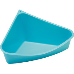 Savic Savic knaagdiertoilet driehoek plastic, lichtblauw.