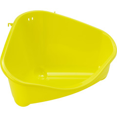 Moderna Moderna knaagdier-/kittentoilet met haak plastic yellow, large.