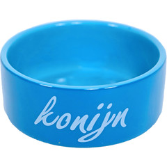Boon konijnen eetbak steen blauw, Ø 12 cm.