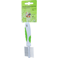 Boon vachtverzorging knaagdier kam 2-zijdig, middel/grof.