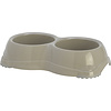 Moderna Moderna eetbak dubbel Smarty 2 plastic, warmgrijs.