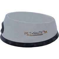 Hondenbak RVS zwaar anti-slip ovaal, 36 cm.