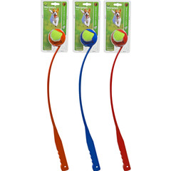 Boon werpstok large 63cm incl. tennisbal 6cm.