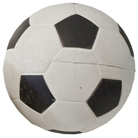 Boon hondenspeelgoed drijvende spons voetbal, 9 cm.
