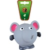 Boon hondenspeelgoed vinyl bal met piep olifant, 12.5 cm.