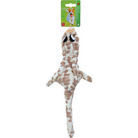 Boon hondenspeelgoed luipaard plat met piep pluche, 35 cm.