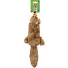 Boon hondenspeelgoed vos plat met piep pluche bruin, 35 cm.