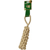 Boon hondenspeelgoed natural touwstick met lus, 32 cm.