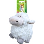 Boon hondenspeelgoed pluche schaap wit, 18 cm zonder geluid.