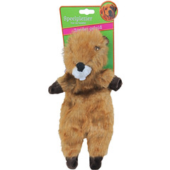 Boon hondenspeelgoed pluche bever zonder piep, 34 cm.